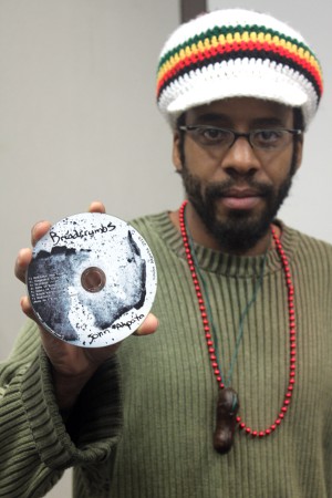 John Akpata is pictured with his spoken word CD titled "Breadcrumbs." He is doing shows in the Lower Mainland and on Vancouver Island throughout Black History Month.