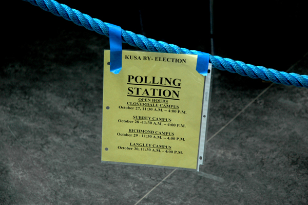 Langley will be the last campus to cast votes on Thursday. (Joseph Gloria photo)