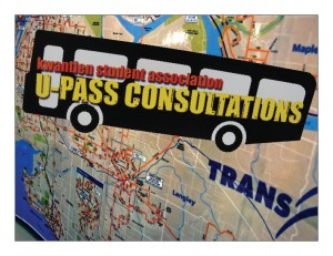 This week a series of U-Pass consultations wrapped up on the Richmond campus. The KSA will return to Richmond next week for another round, eventually concluding in Cloverdale and Langley. (Kyle Vinoy photo)