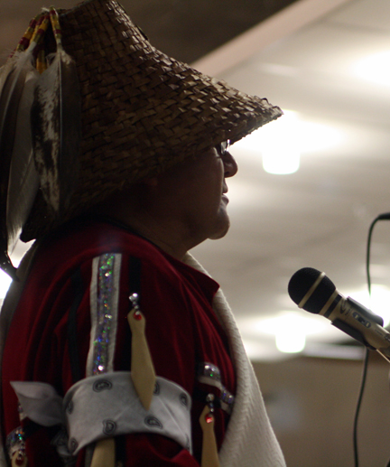  â€œOur people stand so proud, just for the mere fact that we have survived for so long,â€ Lekeyton Antone, a member of the Kwantlen First Nation, told the crowd before a dinner of smoked salmon began.â€œ Weâ€™re also trying to make sure that our next generations coming have a better way than we did. Itâ€™s all about people working together and itâ€™s all about who we are and what our beliefs are.â€  